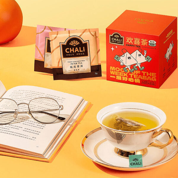 CHALI Happy Tea – Flavored Herbal & Fruit Tea Assortment