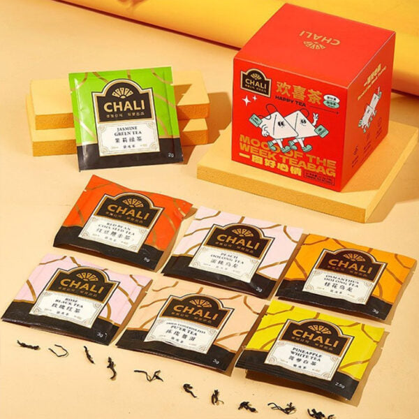 CHALI Happy Tea – Flavored Herbal & Fruit Tea Assortment